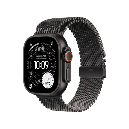 Apple Watch Ultra 3 GPS + Cellular 49mm Black Tit. Case w. Black Tit. Milanese Loop (MF254+MXKG) б/в